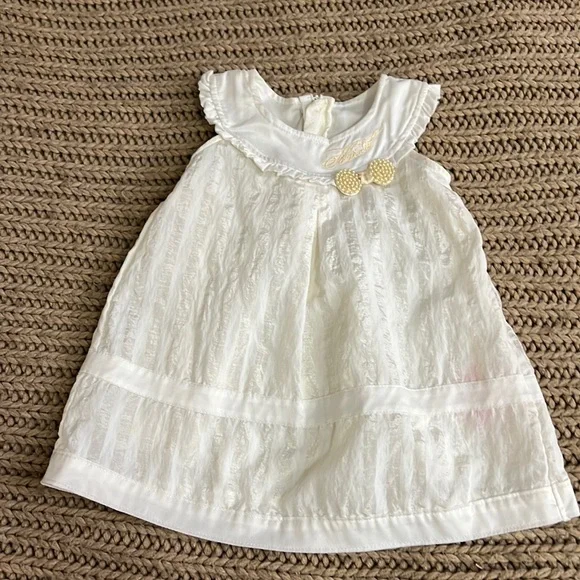 Marisol Dresses | Marisol Baby Girl Dress 6-9 Months | Color: Cream/White | Size: 6-9mb | Pm-06934450's Closet